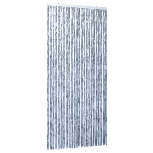 vidaXL Insektsdraperi silver 100x220 cm chenille