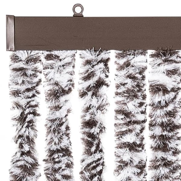 vidaXL Insektgardin 100x220 cm brun og beige