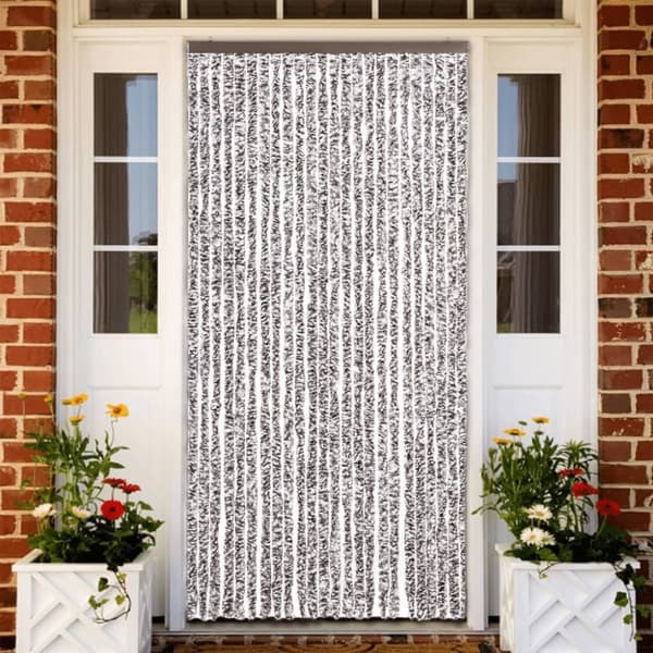 vidaXL Insektgardin 100x220 cm brun og beige