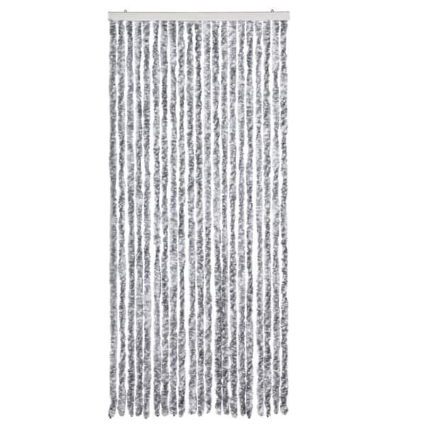 vidaXL Insektgardin 90x220 cm hvit og grå
