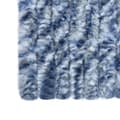 Miniatyrbild 6 av 7: vidaXL Insektsdraperi blå, vit och silver 90x220 cm chenille