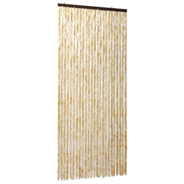 vidaXL Insektsdraperi beige 100x220 cm chenille