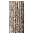 Miniatyrbilde 1 av 7: vidaXL Insektgardin brun og hvit 90x220 cm chenille