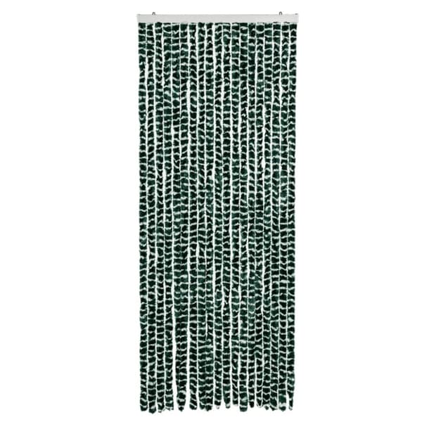 vidaXL Insektsdraperi grön och vit 56x185 cm chenille