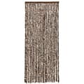 Pikkukuva 1 / 7: vidaXL Hyönteisverho ruskea ja valkoinen 56x185 cm Chenille