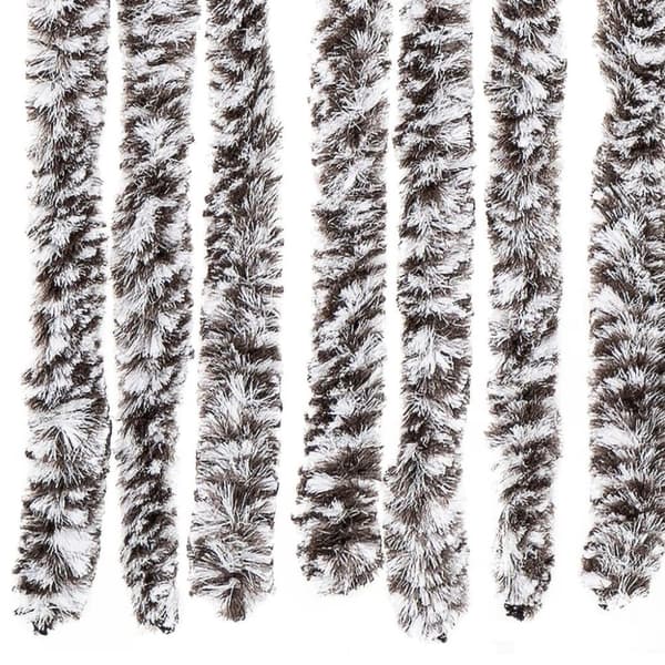 vidaXL Insektgardin brun og beige 56x200 cm chenille