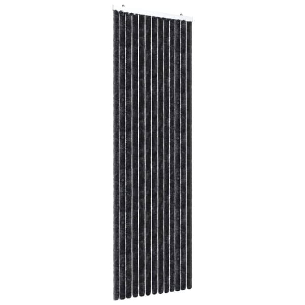 vidaXL Insektgardin antrasitt 56x200 cm chenille