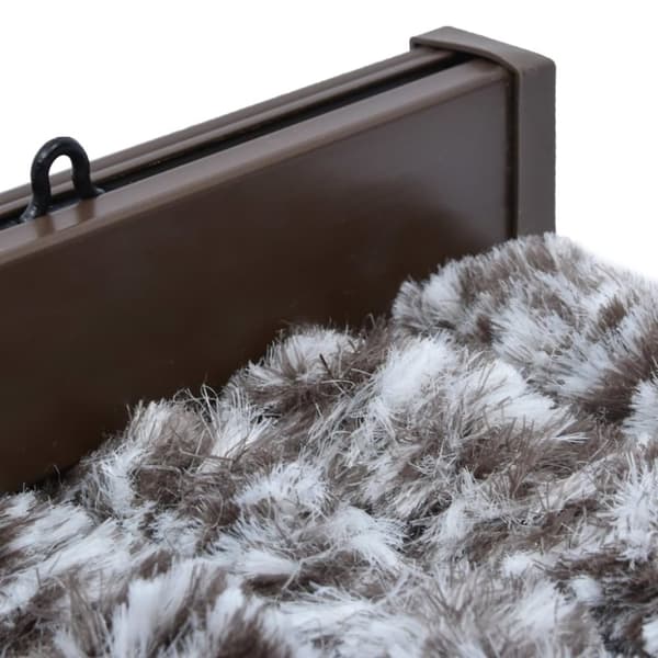 vidaXL insektgardin 56x200 cm chenille brun og beige