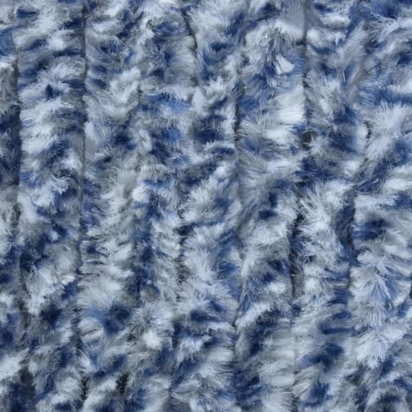 vidaXL Hyönteisverho sinivalkoinen 56x200 cm Chenille