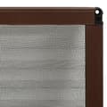 Miniatyrbilde 6 av 7: vidaXL Plissert insektskjerm for vindu aluminium brun 80x100 cm