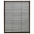 Miniatyrbilde 2 av 7: vidaXL Plissert insektskjerm for vindu aluminium brun 80x100 cm