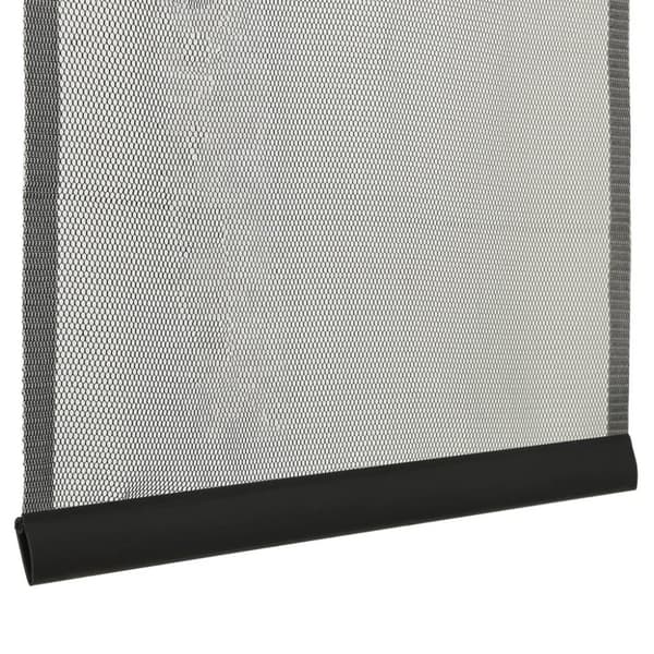 vidaXL Hyönteisverkko oveen 10-osaa musta 240x240 cm