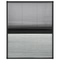 Miniatyrbilde 3 av 7: vidaXL Plissert insektskjerm for vindu aluminium 80x100 cm solskjerm