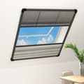 Miniatyrbillede 1 af 7: vidaXL plisseret insektnet til vinduer 80x100 cm afskygning aluminium