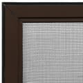 Miniatyrbilde 9 av 11: vidaXL Utvidbar insektskjerm for vindu brun (75-143)x50 cm