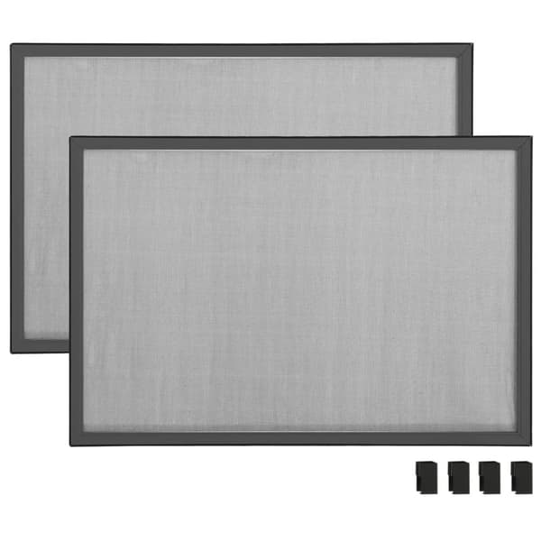 vidaXL Expanderbart insektsnät för fönster antracit (75-143)x50 cm