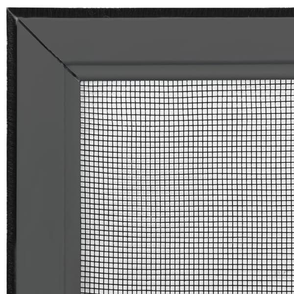 vidaXL Expanderbart insektsnät för fönster antracit (75-143)x50 cm