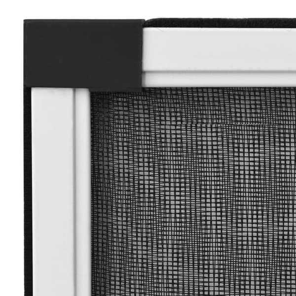 vidaXL udvideligt insektnet til vinduer (75-143)x50 cm hvid
