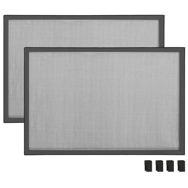 vidaXL Jatkettava hyönteisverkko ikkunaan antrasiitti (100-193)x75 cm