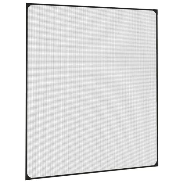 vidaXL Magnetiskt insektsnät för fönster antracit 130x150 cm