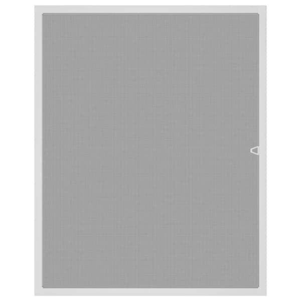 vidaXL Insektsnät för fönster vit 80x100 cm