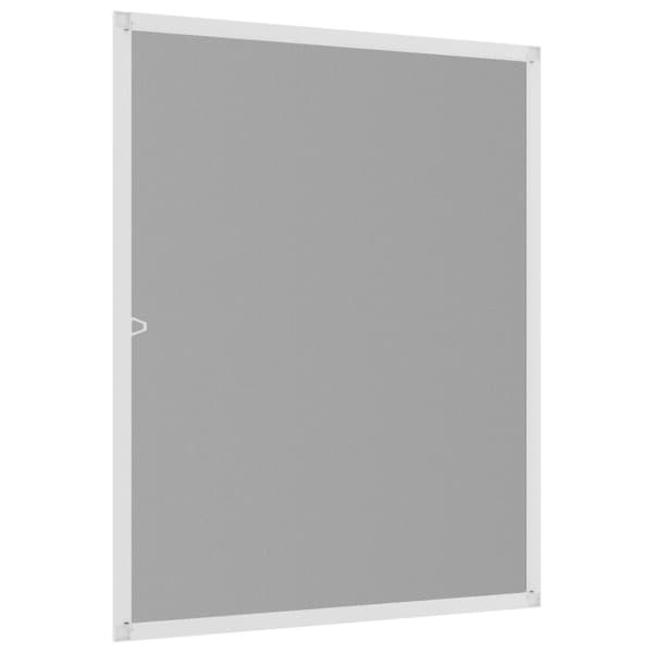 vidaXL Insektsnät för fönster vit 80x100 cm