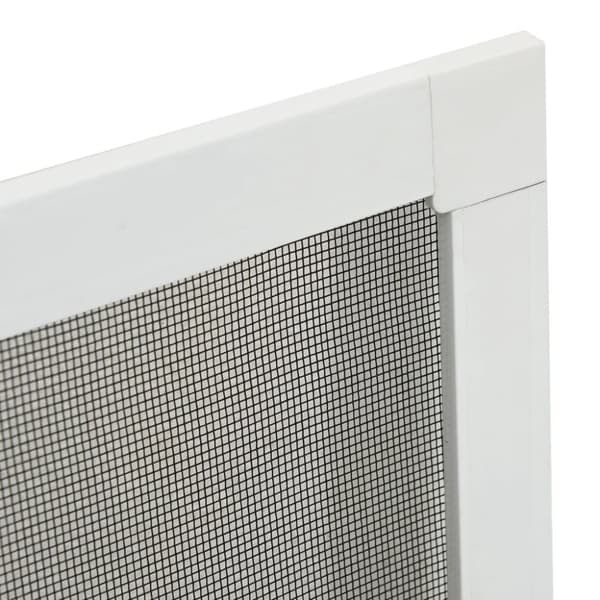 vidaXL Insektsnät för fönster vit 80x100 cm