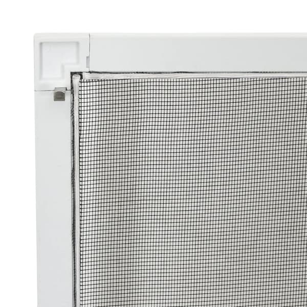 vidaXL Insektsnät för fönster vit 80x100 cm