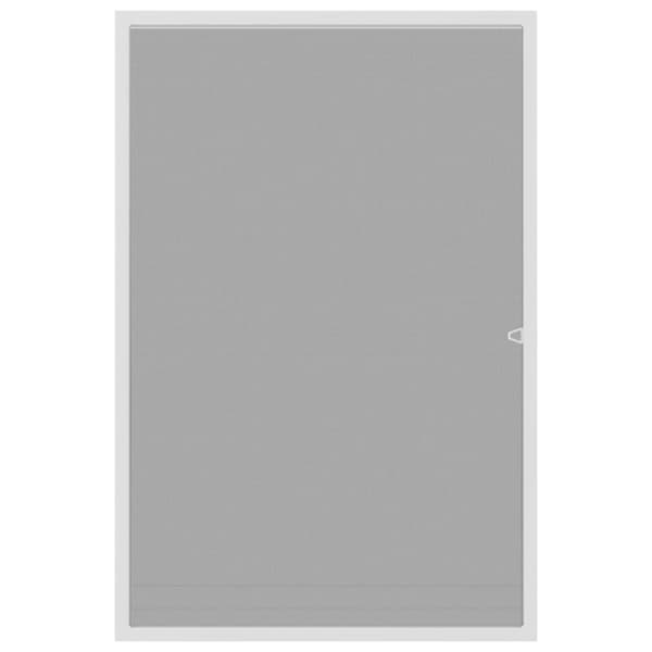vidaXL Insektsnät för fönster vit 80x120 cm