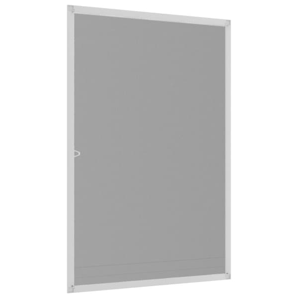 vidaXL Insektsnät för fönster vit 80x120 cm
