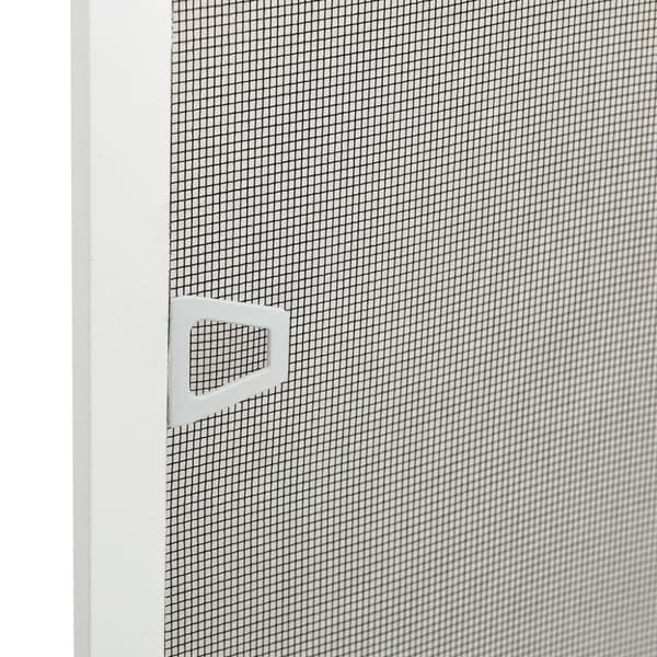 vidaXL Insektsnät för fönster vit 80x120 cm