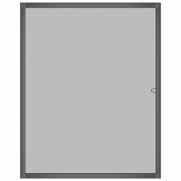 vidaXL Insektsnät för fönster antracit 80x100 cm