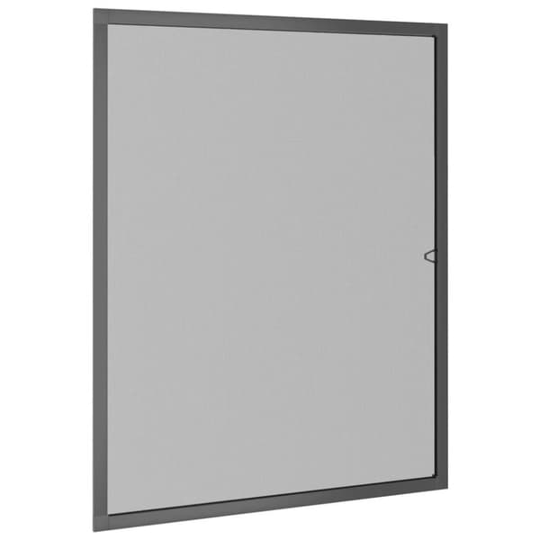 vidaXL Insektsnät för fönster antracit 80x100 cm