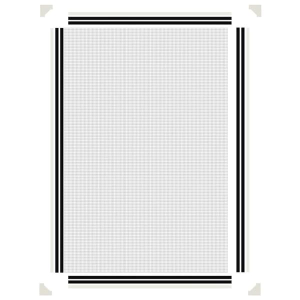 vidaXL Magneettinen hyönteisverkko ikkunaan valkoinen 80x120 cm