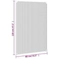 Pikkukuva 7 / 9: vidaXL Magneettinen hyönteisverkko ikkunaan valkoinen 80x120 cm