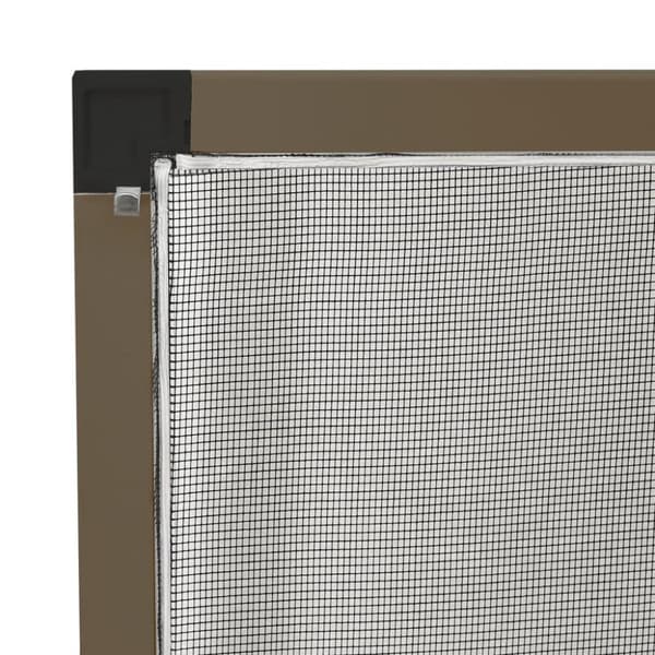 vidaXL Hyönteisverkko ikkunaan ruskea 80x100 cm