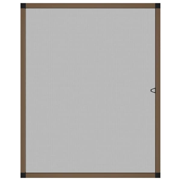 vidaXL Hyönteisverkko ikkunaan ruskea 80x100 cm