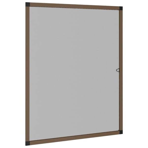 vidaXL Hyönteisverkko ikkunaan ruskea 80x100 cm
