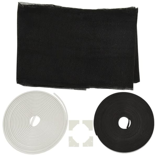 vidaXL Magnetiskt insektsnät för fönster vit 80x120 cm