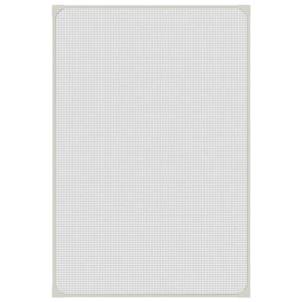 vidaXL Magnetiskt insektsnät för fönster vit 80x120 cm