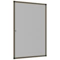 Miniatyrbilde 4 av 8: vidaXL Insektskjerm for vindu brun 80x120 cm