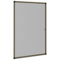 Miniatyrbilde 2 av 8: vidaXL Insektskjerm for vindu brun 80x120 cm