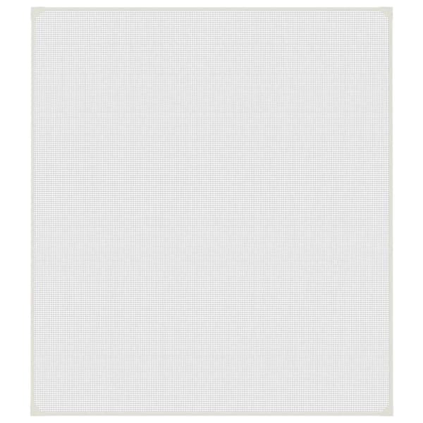 vidaXL Magnetiskt insektsnät för fönster vit 130x150 cm