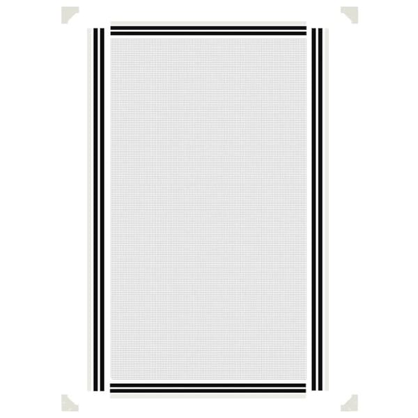 vidaXL Magnetisk insektskjerm for vindu hvit 80x140 cm