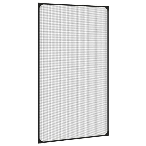 vidaXL Magnetiskt insektsnät för fönster antracit 80x140 cm