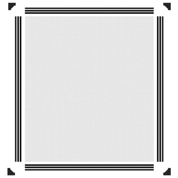 vidaXL Magnetisk insektskjerm for vindu antrasitt 120x140 cm