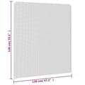 Miniatyrbilde 7 av 8: vidaXL Magnetisk insektskjerm for vindu antrasitt 120x140 cm