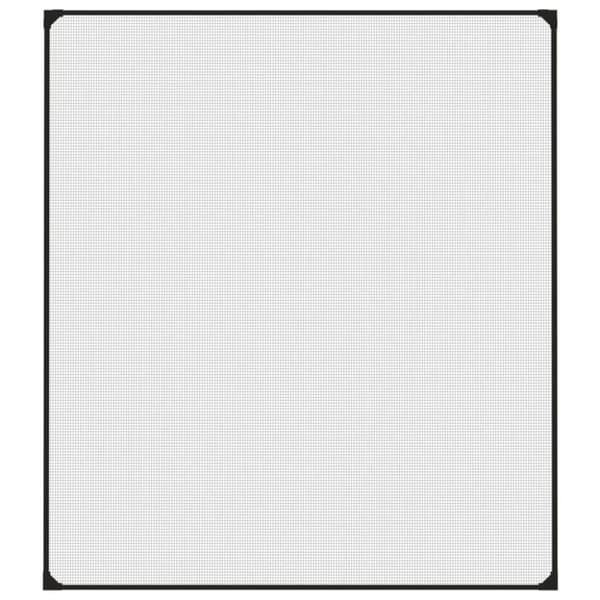 vidaXL Magnetisk insektskjerm for vindu antrasitt 120x140 cm