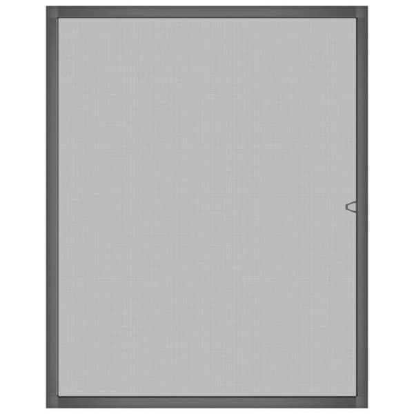 vidaXL Insektsnät för fönster antracit 100x120 cm