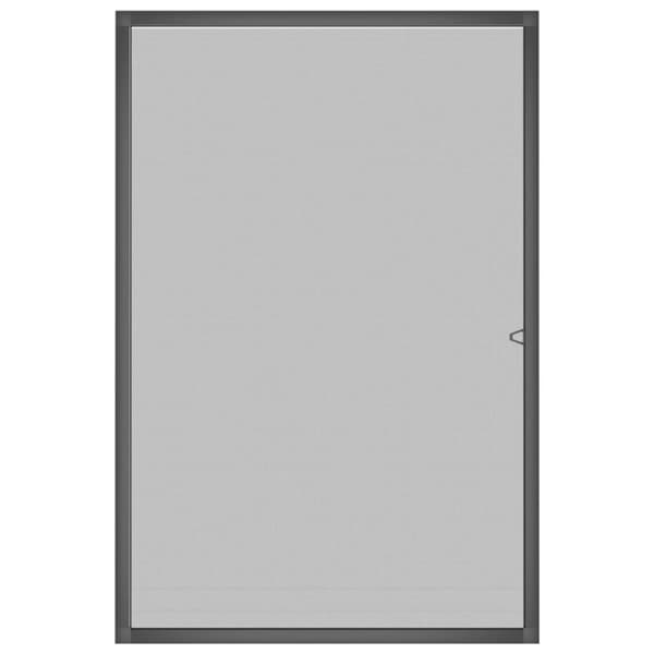 vidaXL Insektsnät för fönster antracit 90x120 cm
